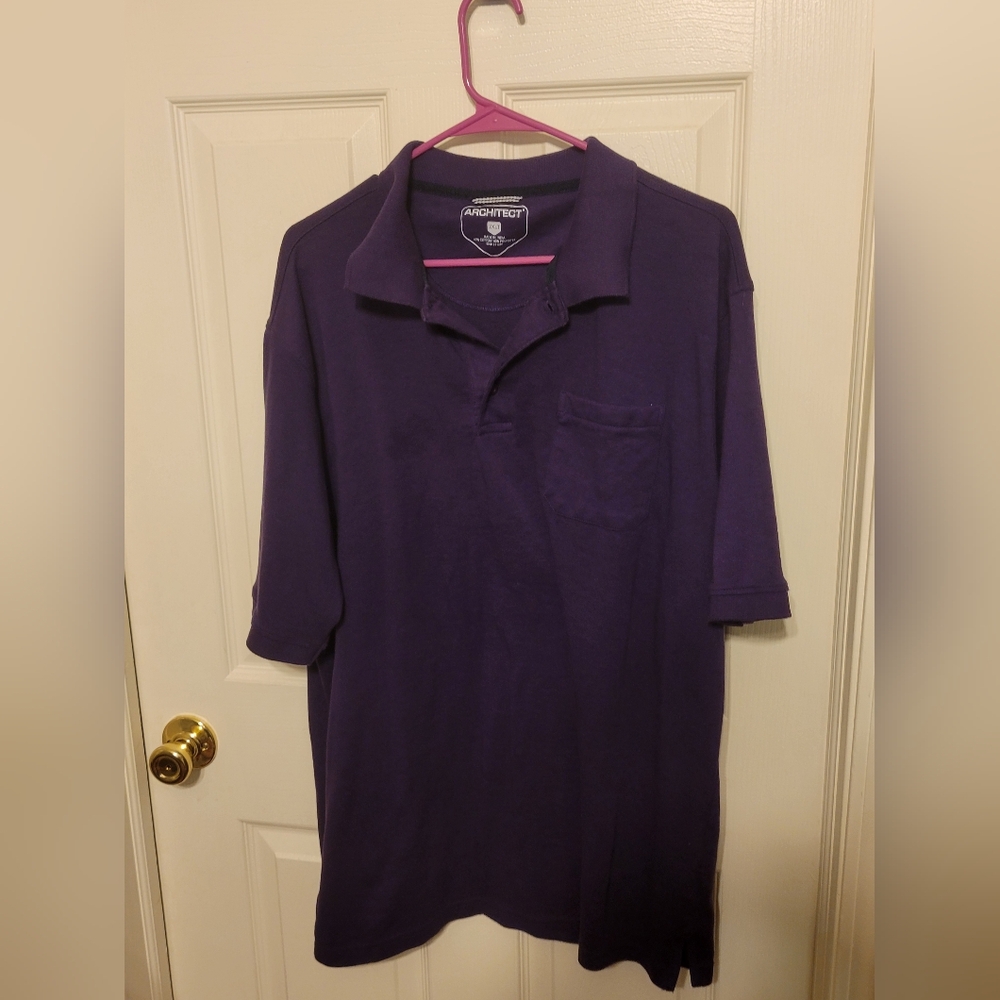 Architect Purple Polo Shirt Classic Design